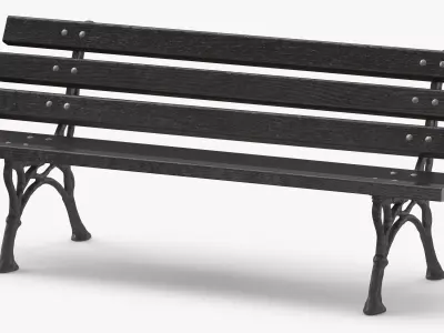 Bench 3D model