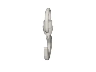 Industrial crane hook Low-poly 3D model