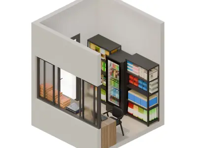 Small Shop 3D model