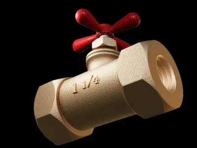 Shut off Valve 3D model