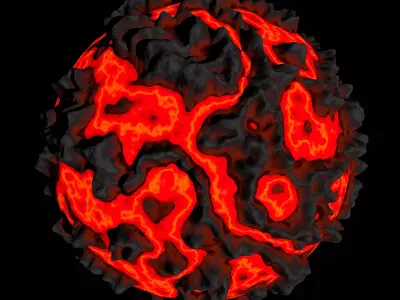 Lava Planet 3 3D model