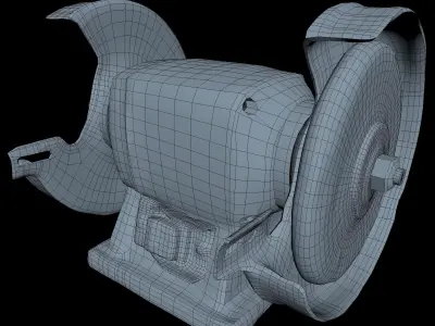 Grinder Middle Poly 3D model