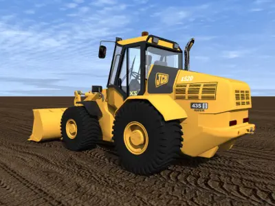 Bulldozer JCB 435 B Free 3D model