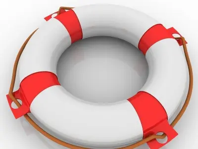 Lifebuoy life preserver 3D model