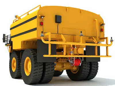 Water Delivery Off Highway Truck 3D model