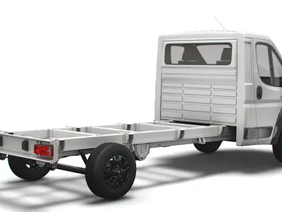 RAM Promaster Chassis Truck Single Cab 4035 WB 2023 3D model
