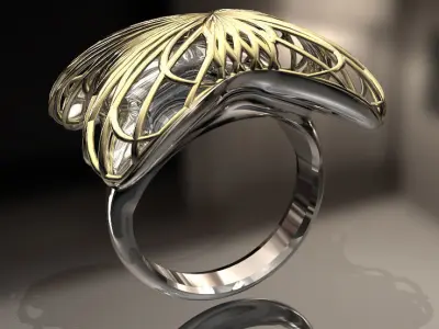 Rendering Anello Modello F  3D model purchase