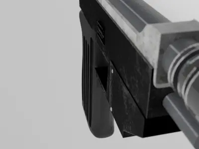 Star Wars Pistol  Low-poly 3D model