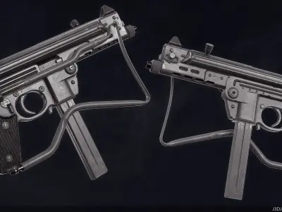 Walther MPK Low-poly 3D model