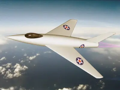 Rocket Plane Free 3D model