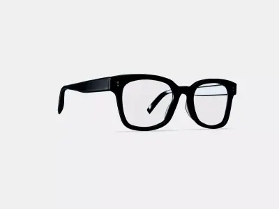 Drew Eyeglasses in Jet Black 3D model by D3DIdeal