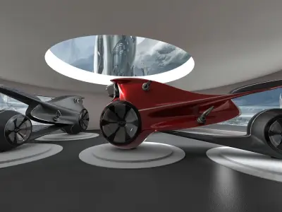 Bike - Low - Future Bike 3D model