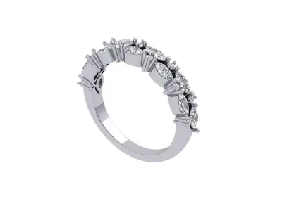 Wedding Band 3D print model 12