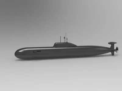 submarine 3D model order