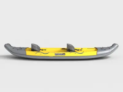 RECREATIONAL KAYAK Low-poly 3D model