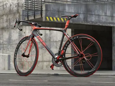  Road Bike 3D model