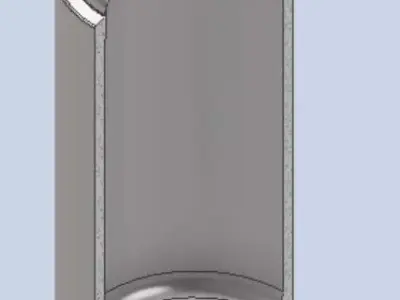 ASME BPE Pressure Vessel  Industrial Sanitary Tank 7000 L 3D model