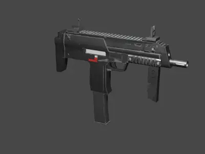 HK MP7 Low-poly 3D model