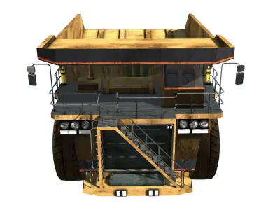 Mining Dump Truck 3D model get