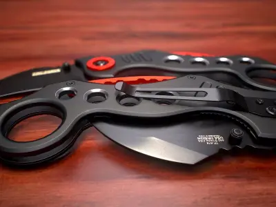 Karambit Knife Tac Force Low-poly 3D model