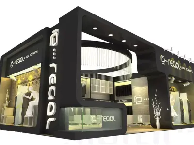 Exhibition - Area - 8X11-3DMAX2009-027 3D model