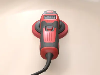 Polisher Low-poly 3D model