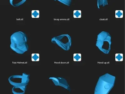 Commander Faie One12 Scale Figure Custom 3D Files 3D print model