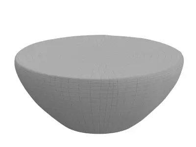 Gilded Dome Coffee Table 3D model