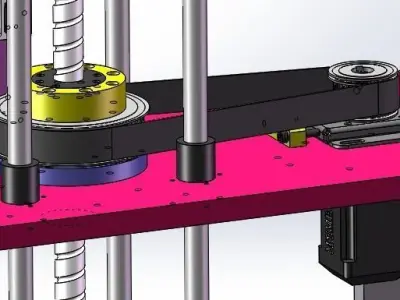 Z axis manipulator 3D model