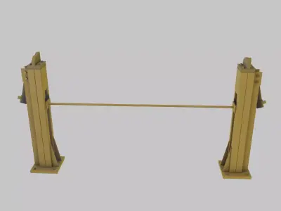 Industrial jack 3D model