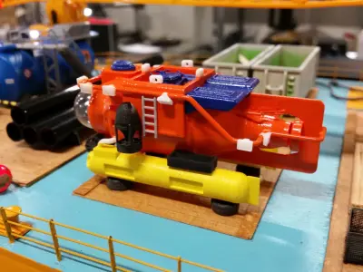 Research submarine 3D print model