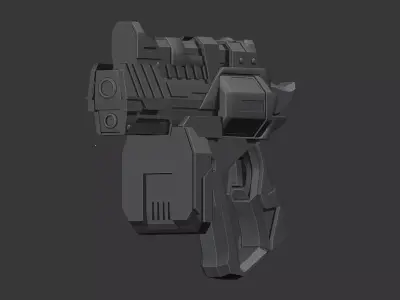 Kamen Rider Geats Magnum Shooter 3D Low-poly 3D model