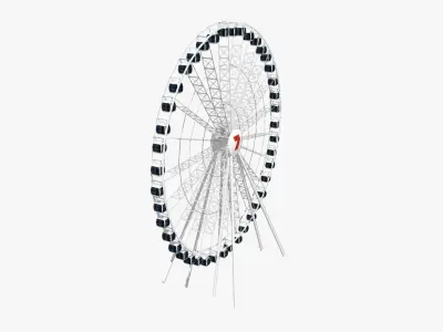 South Bank Eye Low-poly 3D model
