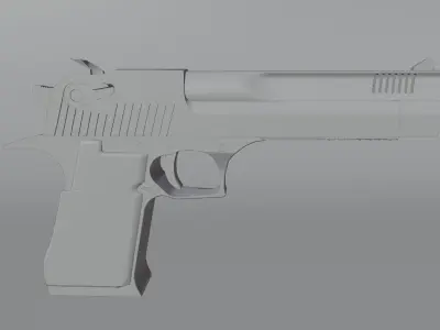 Desert Eagle pistol 3D model