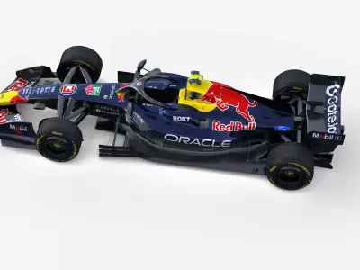 F1 RedBull RB22 2026 Low-poly 3D model