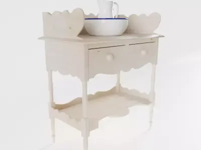 Victorian Wash Stand 3D model