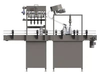 Advanced 3D Design of Filling and Capping Machine 3D model