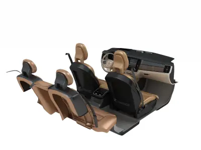 car interior 3D model