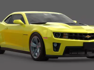 2012 Chevrolet Camaro ZL1 3D Model  Modern Muscle Perfected 3D model