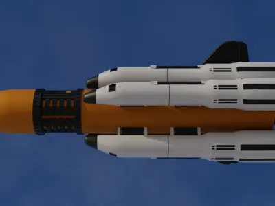 Space Shuttle 3D model Low-poly 3D model purchase