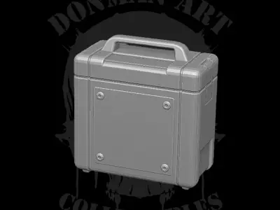 Crates 3D printable files for action figures 3D print model