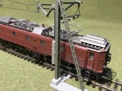 Catenery Tension Pole type A 1-87 FDM 3D print model