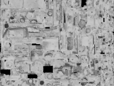 Steampunk Espresso Machine 3D Model - Brass Coffee Maker Low-poly 3D model