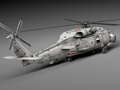 Sikorsky SH-60 Seahawk 3D model get