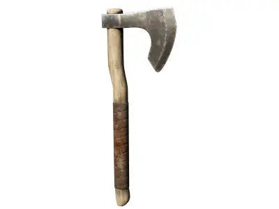 Ax Medieval Low-poly 3D model order