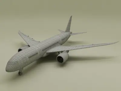 Boeing 787 3D model buy
