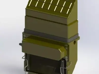 Inspection viewing vision device tnpo-160 for tank T-64 3D model