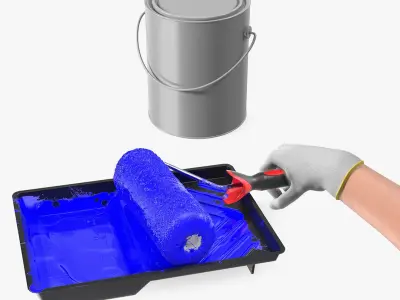  Hand with Painting Equipment Collection 