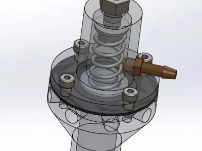 Blow off valve 3D model