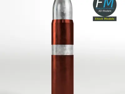 Stylized Poseidon C3 missile 3D model